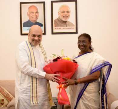 DRAUPADI MURMU AMIT SHAH