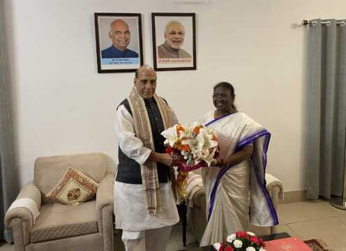 DRAUPADI MURMU RAJNATH SINGH