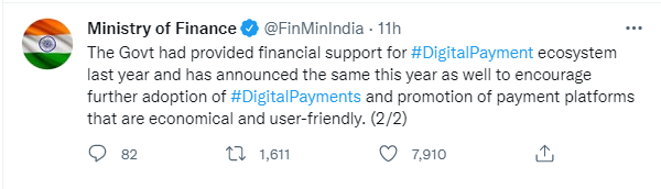 UPI Ministry of Finance