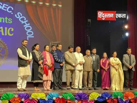 Haryana Vidhan Sabha अध्यक्ष ज्ञानचंद गुप्ता ने New India Sr. Sec. School के वार्षिकोत्सव में दी शिरकत,बच्चों को किया सम्मानित