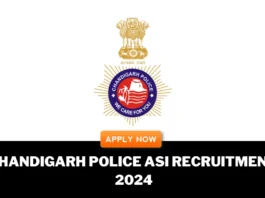 Chandigarh Police ASI Recruitment 2024
