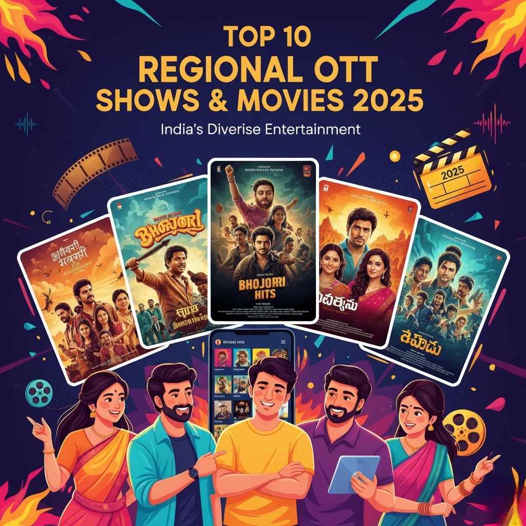 Regional OTT and Cinema 2025 - Top 10 Must-Watch Regional OTT Shows & Movies 2025