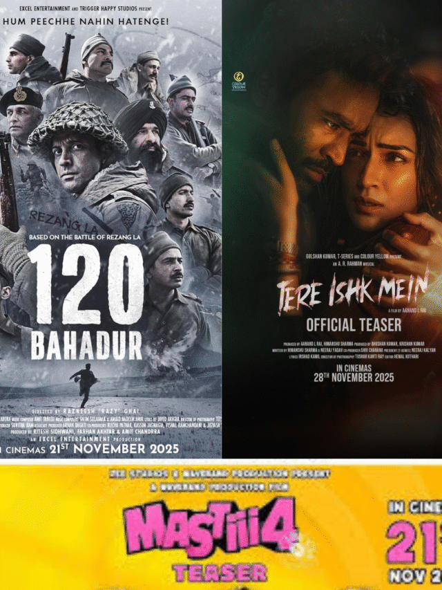 नवंबर 2025 में रिलीज होने वाली धमाकेदार बॉलीवुड फिल्में