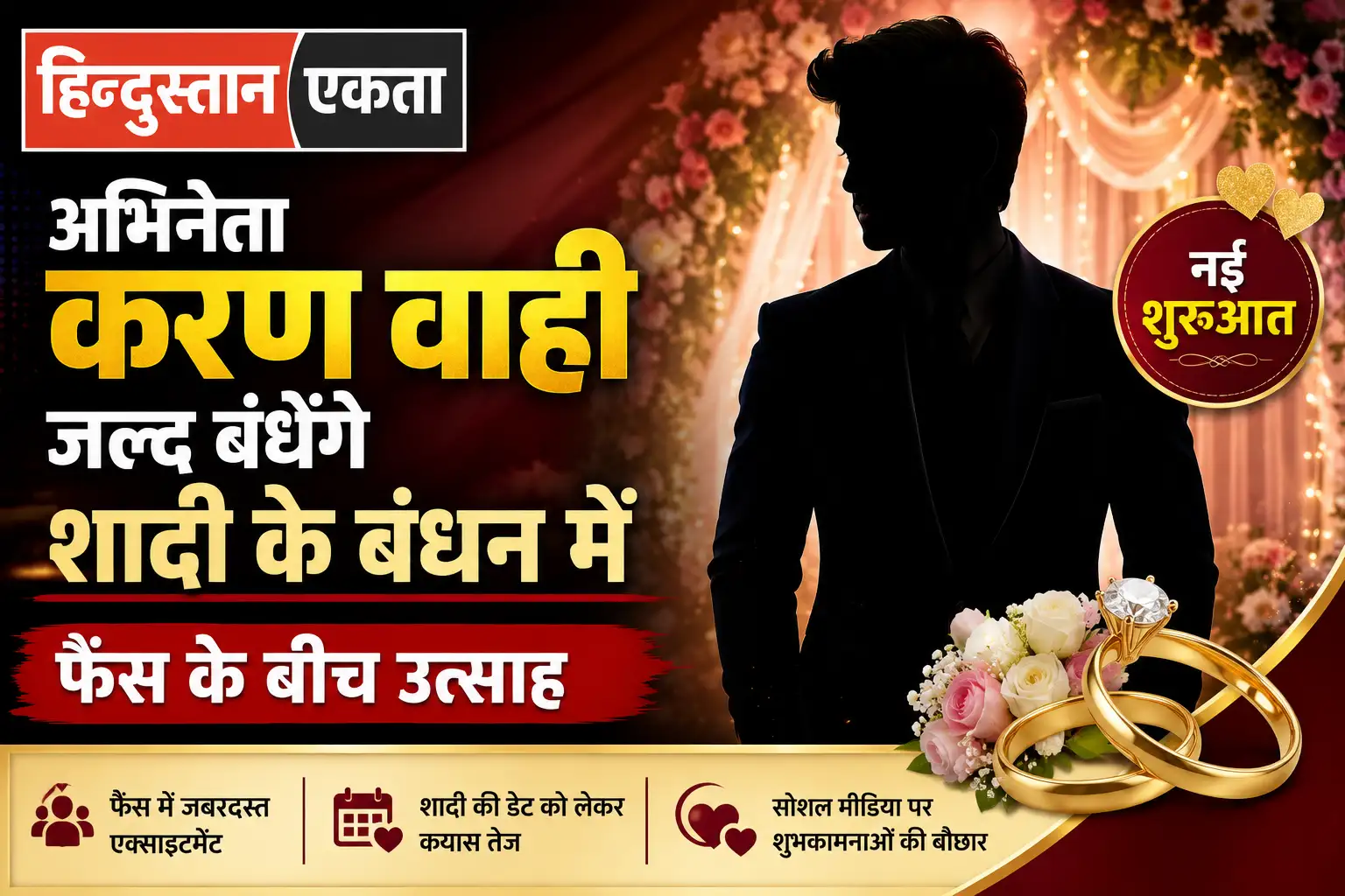 अभिनेता करण वाही जल्द बंधेंगे शादी के बंधन में, फैंस के बीच उत्साह