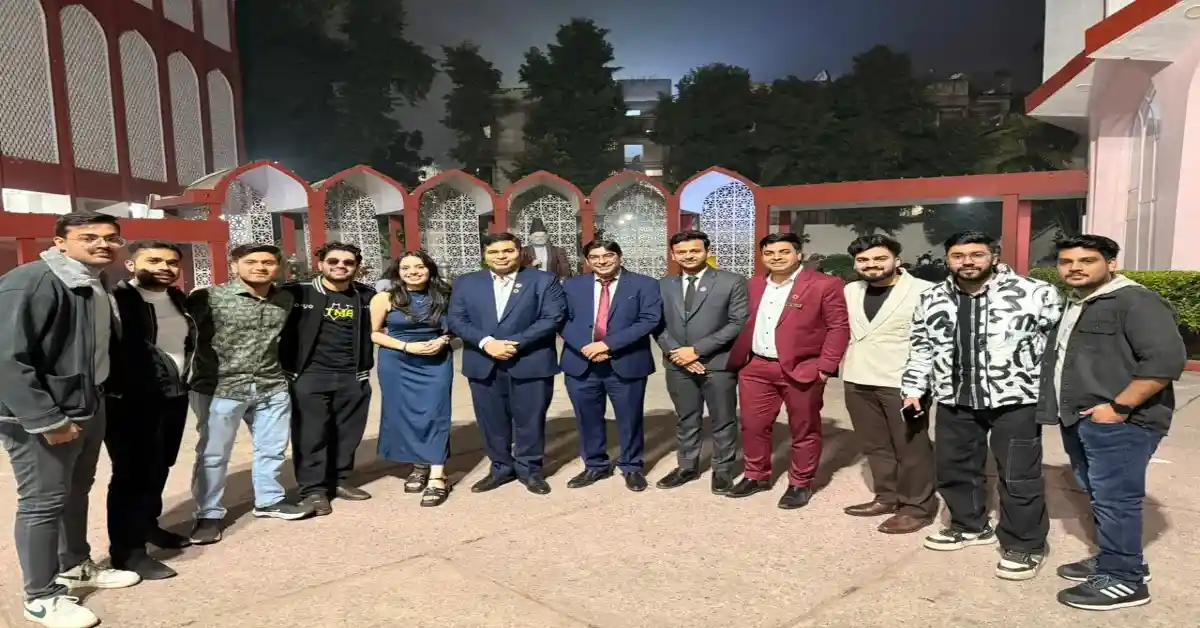 CA students cultural performance during Utsav 2025 at Ghalib Institute, New Delhi