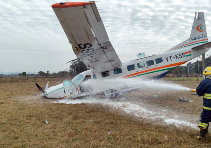 ओडिशा में 9-सीटर चार्टर फ्लाइट क्रैश