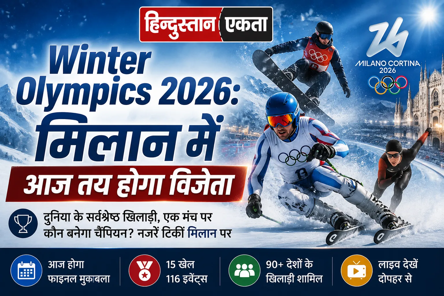 <span class="title-highlight-color">Winter Olympics 2026:</span> मिलान में आज तय होगा विजेता