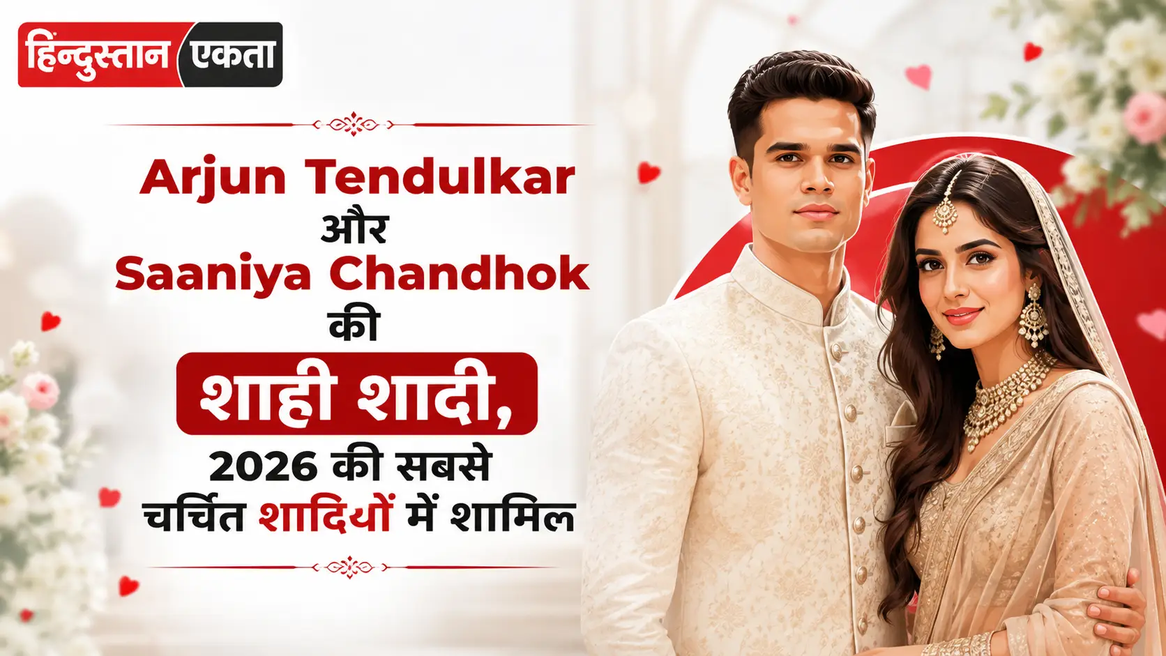Arjun Tendulkar और Saaniya   Chandhok की शाही शादी, 2026 की सबसे चर्चित शादियों में शामिल