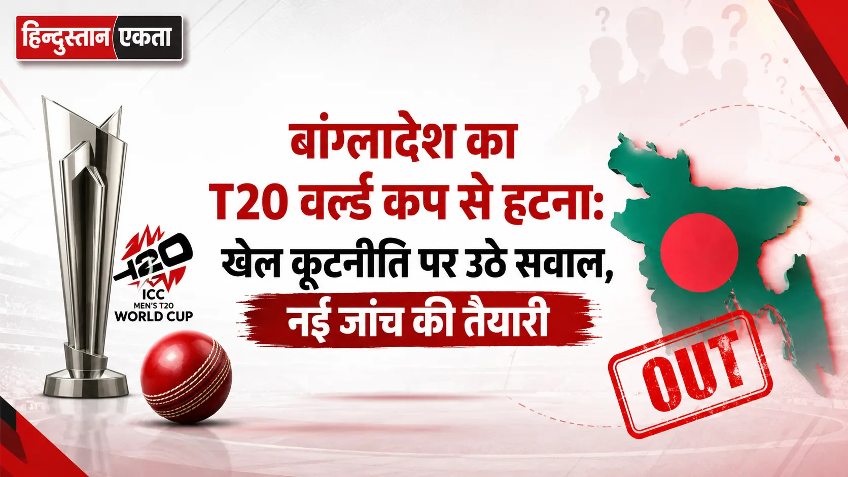 <span class="title-highlight-color">Bangladesh का T20 वर्ल्ड कप से हटना:</span> खेल कूटनीति पर उठे सवाल, नई जांच की तैयारी