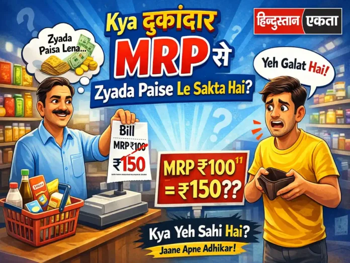 क्या दुकानदार MRP से ज्यादा पैसे ले सकता है
