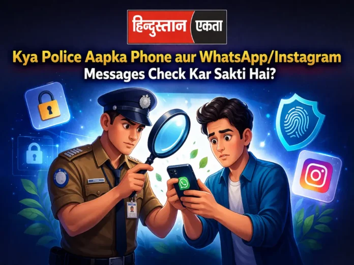 क्या पुलिस आपका फोन और WhatsApp_Instagram मैसेज चेक कर सकती है_ क्या पुलिस आपका फोन और WhatsApp/Instagram मैसेज चेक कर सकती है?