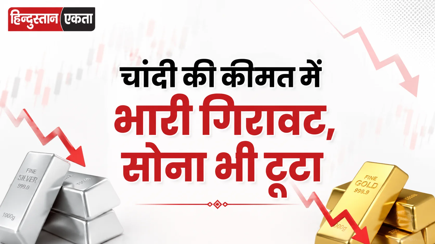 <span class="title-highlight-color">चांदी की कीमत में भारी गिरावट, सोना भी टूटा:</span> क्या वैश्विक संकट का संकेत दे रहा बाजार