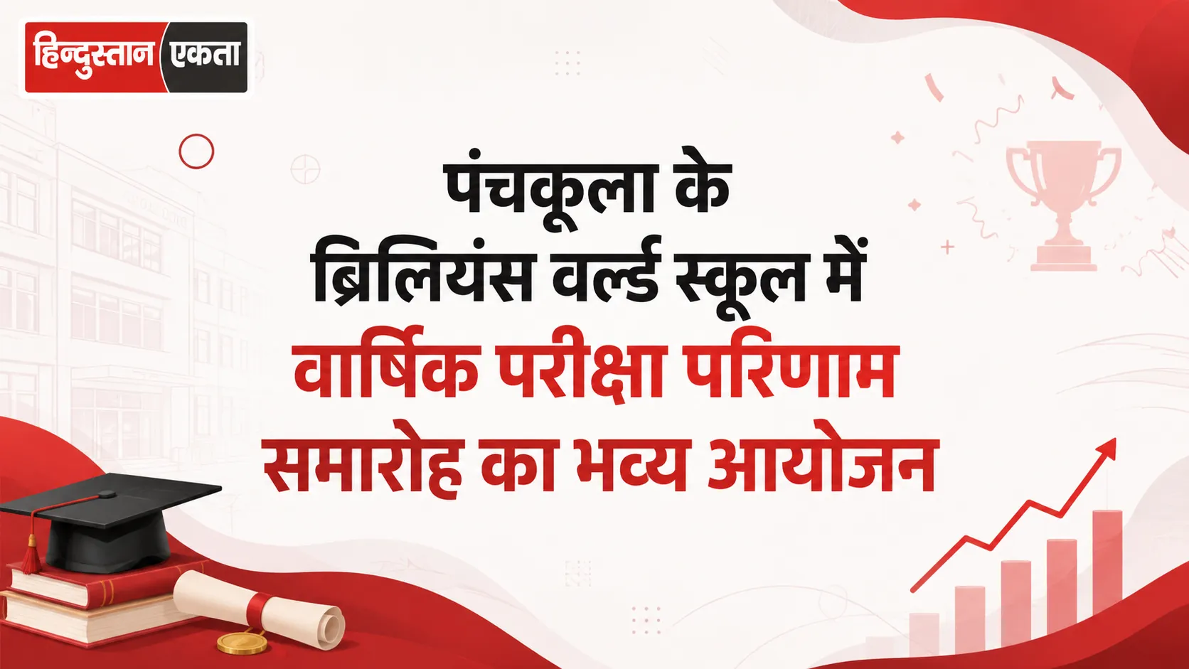पंचकूला के ब्रिलियंस वर्ल्ड स्कूल में वार्षिक परीक्षा परिणाम समारोह का भव्य आयोजन