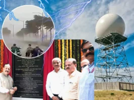 Storm visuals with Doppler radar tower as India increases radar network to 50 improving weather forecast accuracy to 87 percent coverage