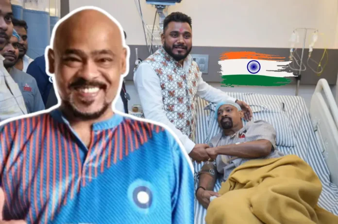 Former Indian cricketer Vinod Kambli at Wankhede Stadium during IPL 2026 receiving support from fans amid health concerns