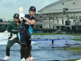 Bangladesh vs New Zealand 2nd T20 match in Chattogram abandoned due to heavy rain with covered pitch and players visuals