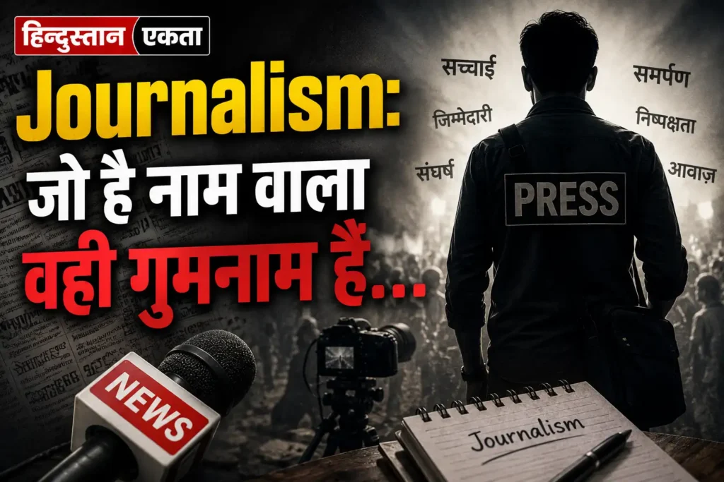 Journalism: जो है नाम वाला वही गुमनाम है…