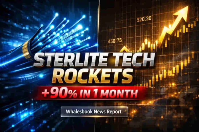 Sterlite Technologies के शेयर में जबरदस्त उछाल, AI डील के बाद निवेशकों में खरीदारी की होड़