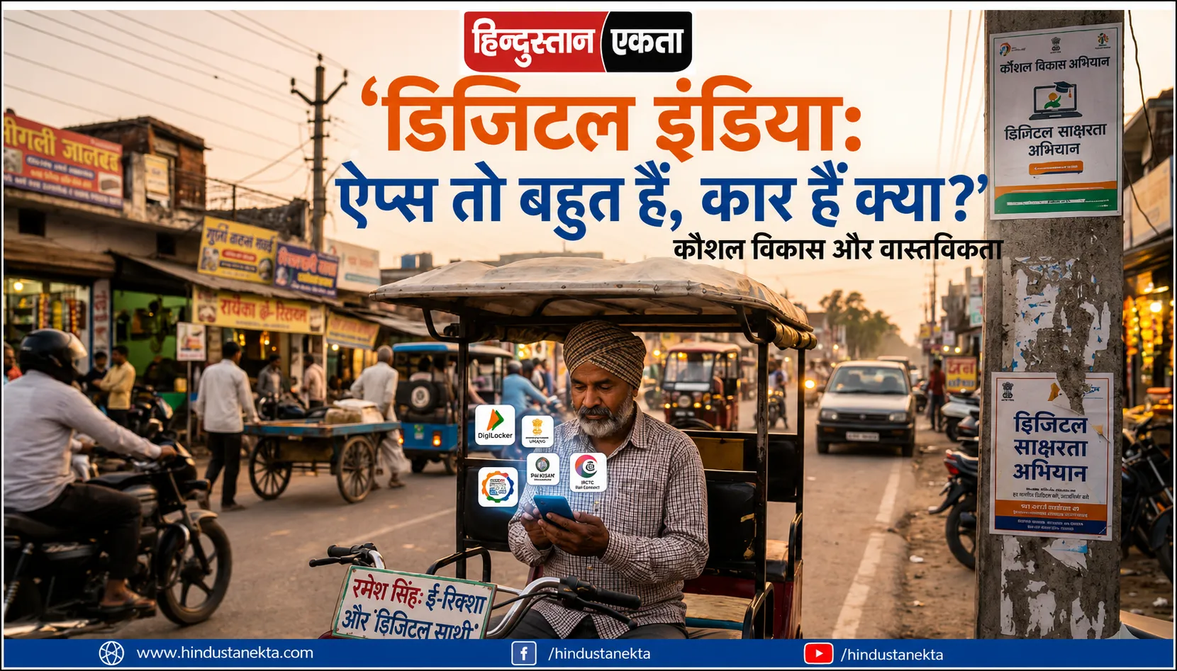 डिजिटल इंडिया: ऐप्स तो बहुत हैं, कार हैं क्या?