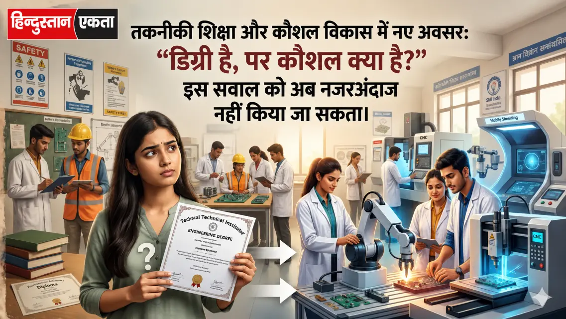 तकनीकी शिक्षा और कौशल विकास में नए अवसर
