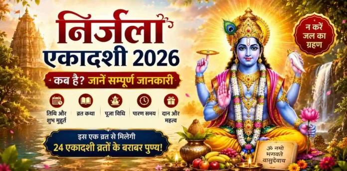 निर्जला एकादशी 2026: बिना जल के कठिन व्रत, भगवान विष्णु की कृपा पाने का विशेष दिन