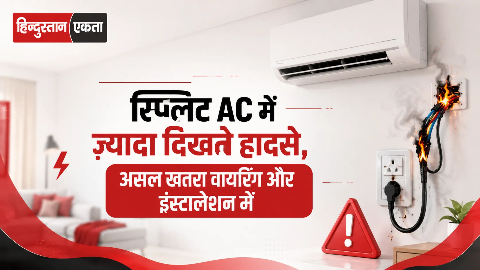 स्प्लिट AC में ज्यादा दिखते हादसे, असल खतरा वायरिंग और इंस्टालेशन में