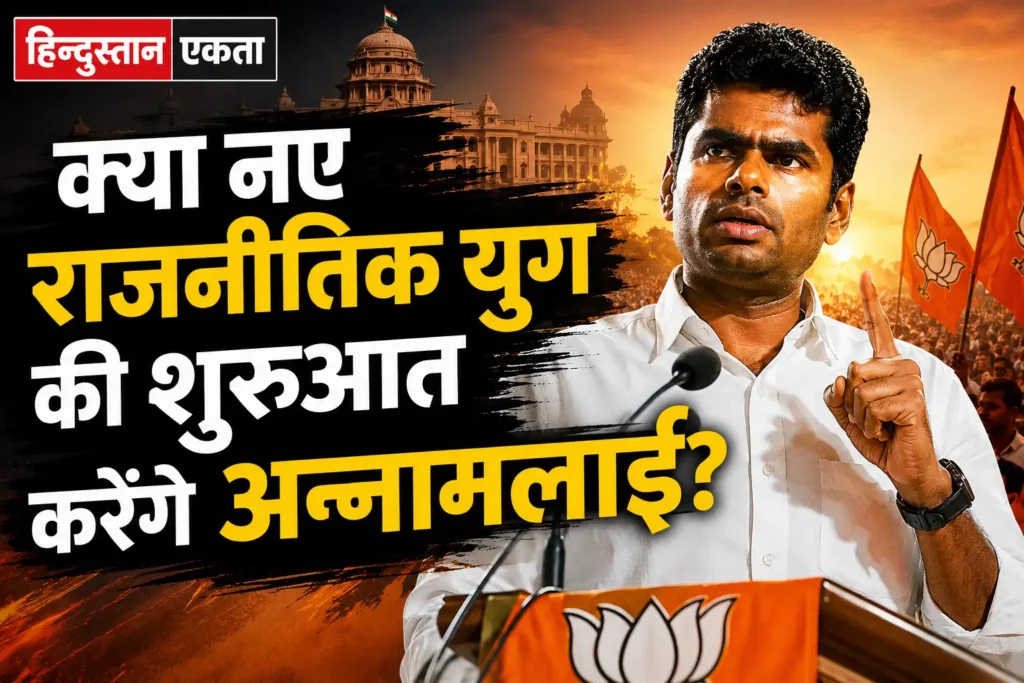 क्या नए राजनीतिक युग की शुरुआत करेंगे अन्नामलाई?