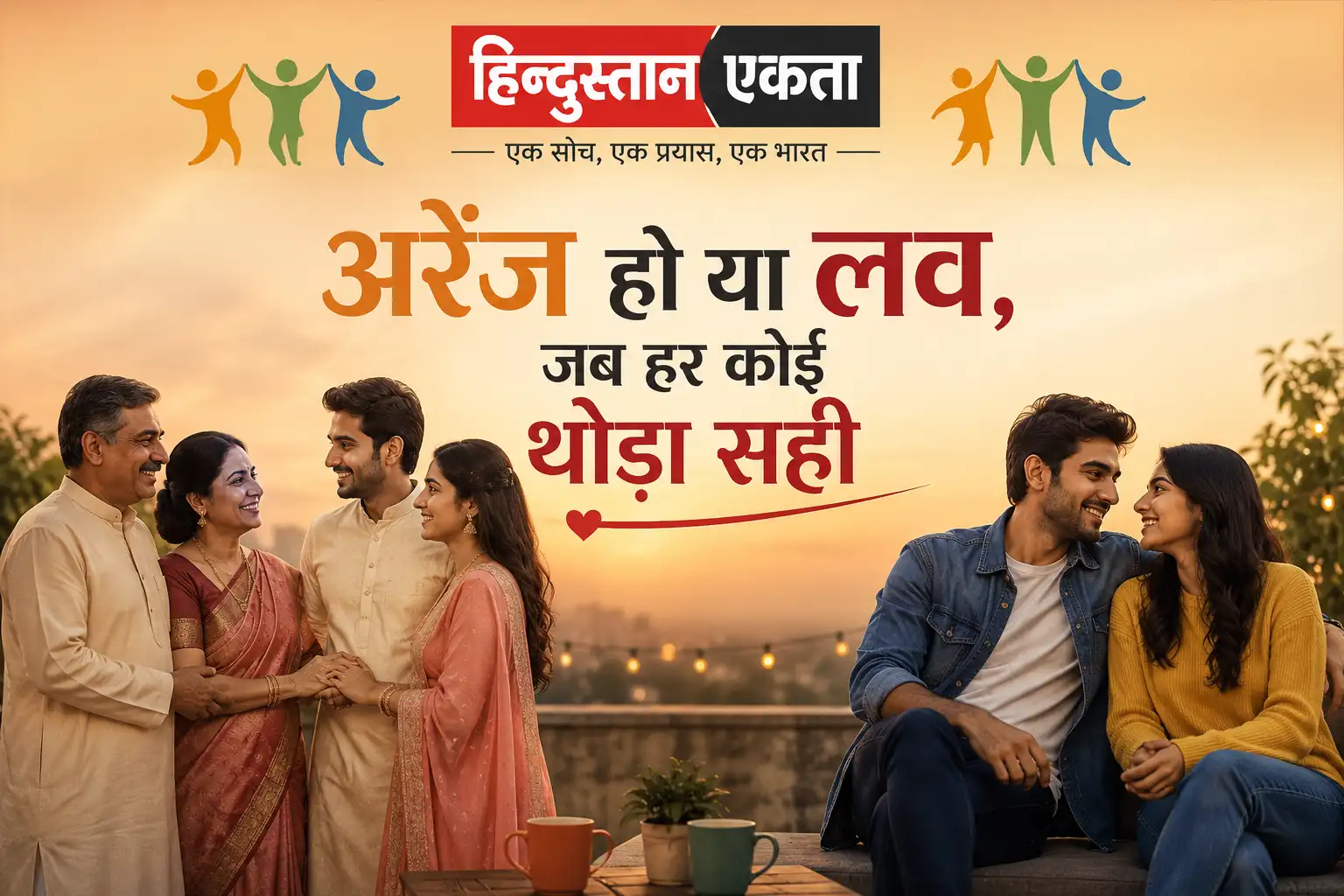 अरेंज हो या लव, जब हर कोई थोड़ा सही