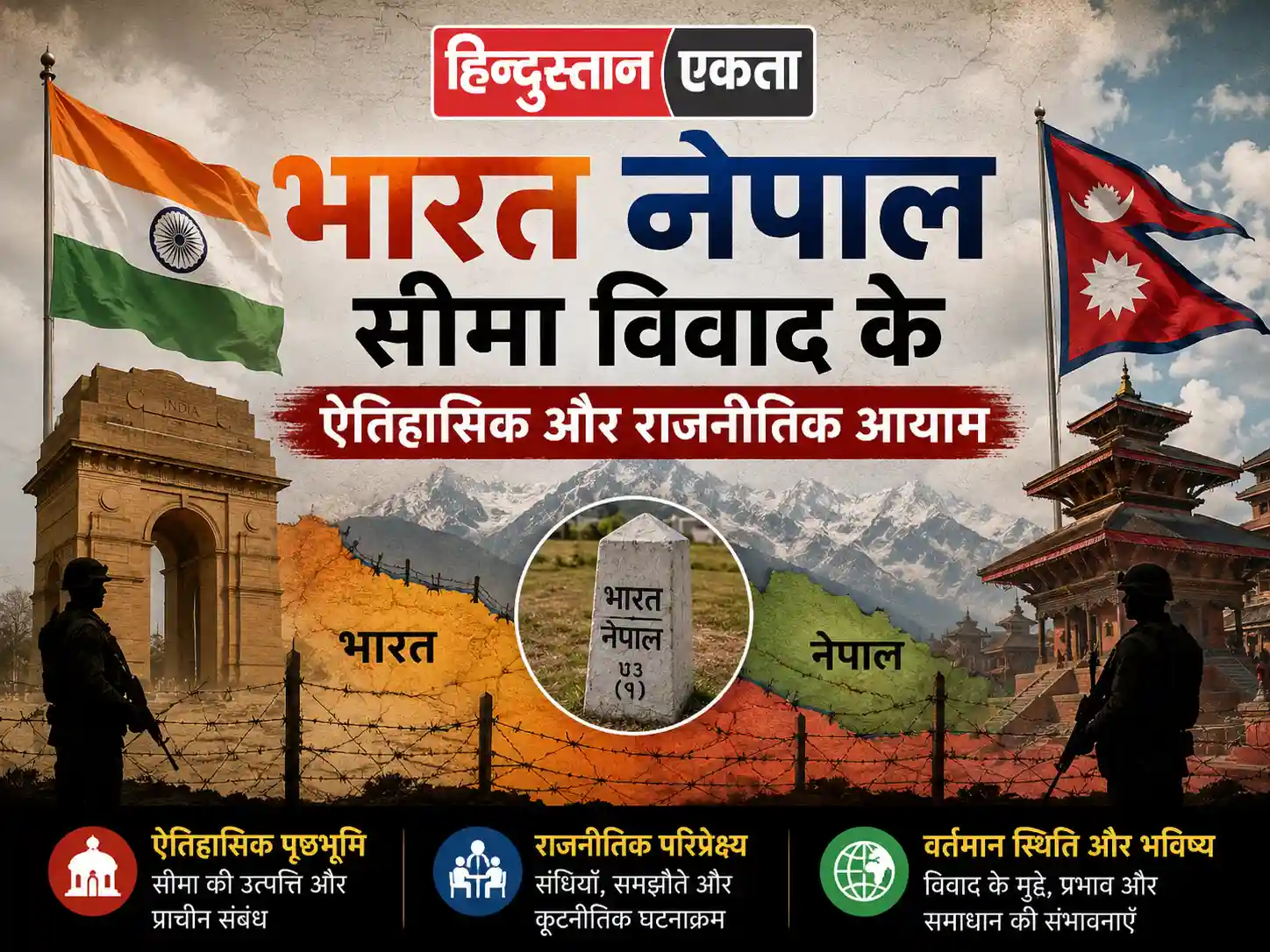 भारत नेपाल सीमा विवाद के ऐतिहासिक और राजनीतिक आयाम
