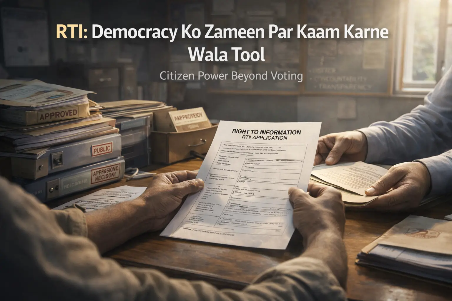 RTI Kya Hota Hai? Ek Aam Naagrik Ka Sabse Powerful Legal Tool