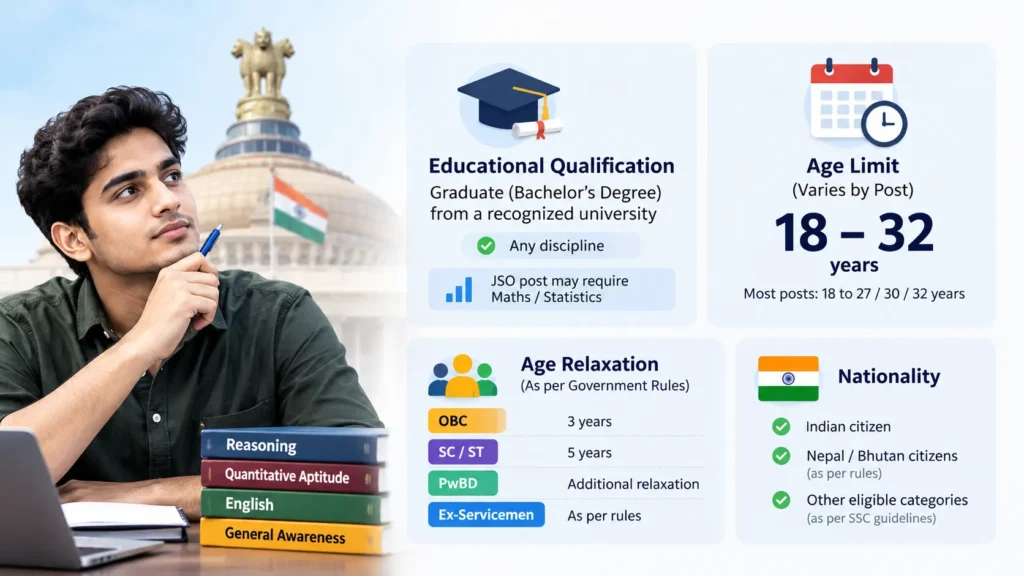 SSC CGL 2026 Eligibility