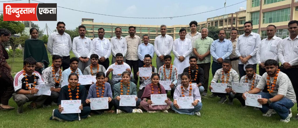 जाट आईटीआई का वार्षिक परीक्षा परिणाम रहा शानदार
