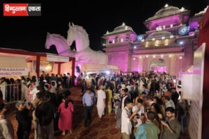 इस्कॉन श्री कृष्ण अर्जुन मंदिर में भव्य जन्माष्टमी महोत्सव, उमड़ा जन सैलाब