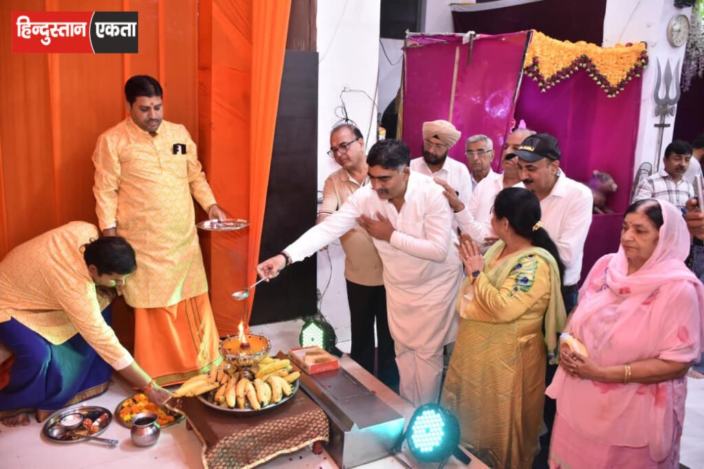 सिद्धपीठ श्री हनुमान मंदिर में धूमधाम से मनाई श्रीकृष्ण जन्माष्टमी