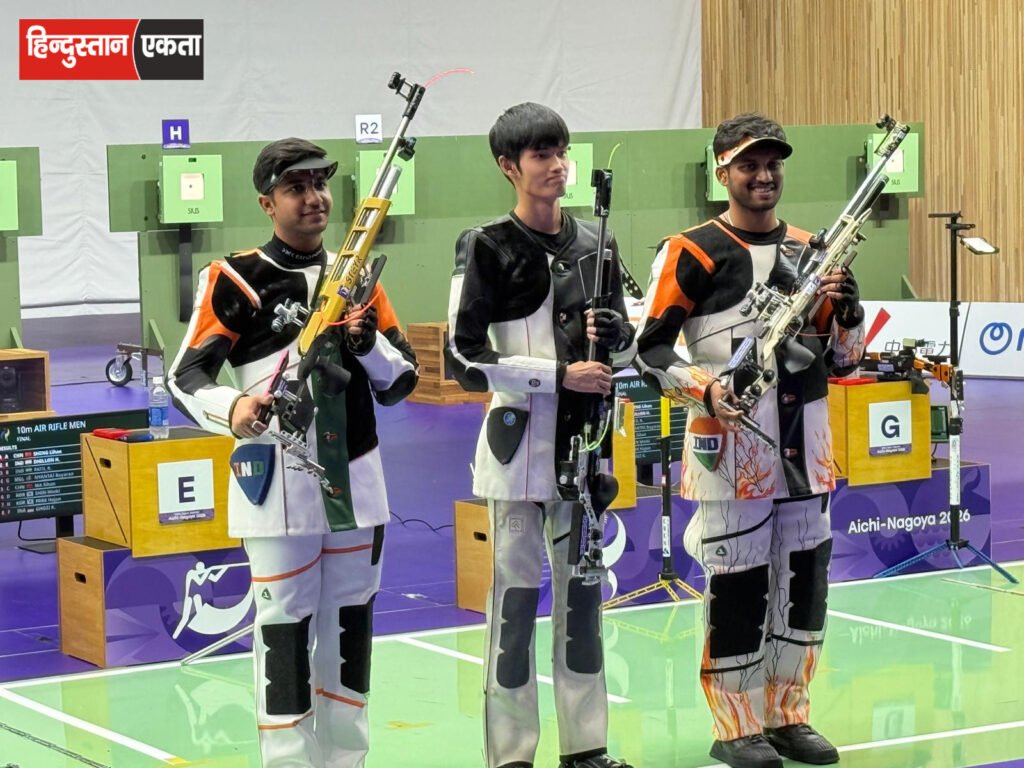 Asian Games 2026: शूटिंग में भारत को तीन पदक, धिल्लों ने जीता सिल्वर