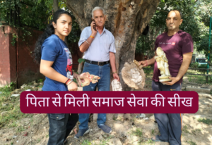 पिता से मिली समाज सेवा की सीख, सेक्टर 47C की देवांशी बनीं युवाओं के लिए मिसाल